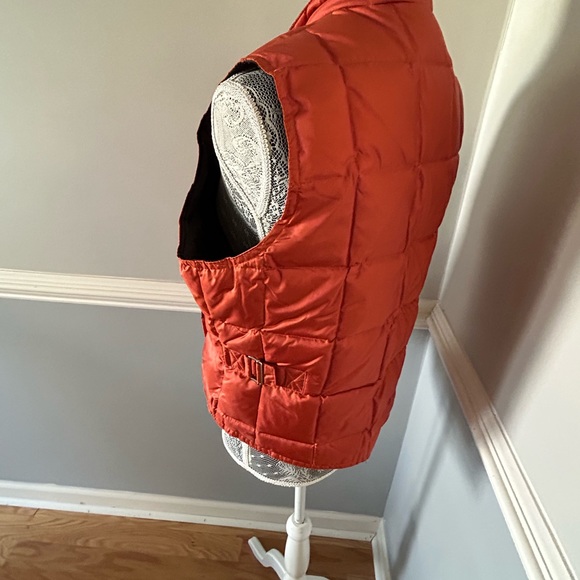 Juniors Vintage Down Full Winter Vest Size Large - Picture 3 of 10